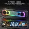Redragon GS817 RGB Desktop Soundbar, 2.0 Channel Stereo Speakers for