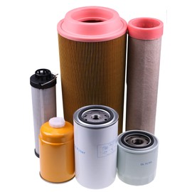 Solarhome Filter Service Kit 32/915801 32/915802 32/913500 02/100073 32/912001 581/18063 Compatible With JCB Backhoe Projecy 12 Turbo 98-04