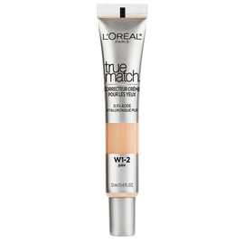 L’Oréal Paris Cosmetics True Match Eye Cream in a Concealer, 0.5% hyaluronic acid, Fair W1-2, 0.4 fl. oz.
