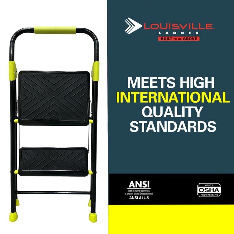 Louisville Ladder Qwik Step 2 Step Ladder, Step Stool with