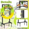 Gouisalin Garden Hose Holder, Heavy Duty Metal Water Hose Holders