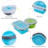 Collapsible Food Storage Containers with Lid & Air Vent, 16