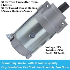 Ezamintaly 136-7880 Starter Replacement for Toro Timecutter Emark Titan HD Z Master Quest Radius E-Series S-Series Lawn Mowers for 2P77F Engines 133-1564 127-9209 133-9828, Timecutter Starter for Toro