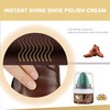 Instant Shine Brown Shoe Cream Polish, 50ml