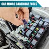 Lyxheth 10PCS 15 Amp Micro Cartridge Fuses, Auto Fuse, Automotive