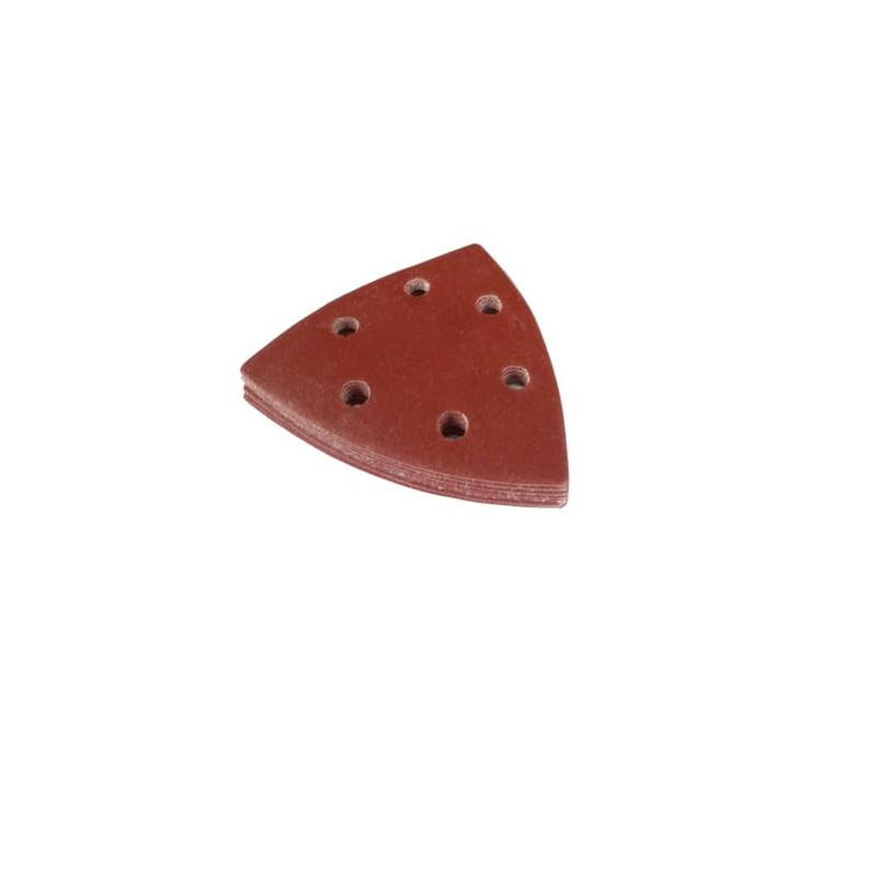 EETools 50Pcs P40 Grit Triangle Sanding Pads Hook and Loop