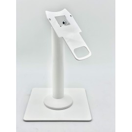 Discount Credit Card Supply DCCStands Swivel and Tilt Clover Mini/Clover Mini 3 Tall 10" White Terminal Stand, Screw-in and Adhesive