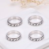 Yearace Spinner Rings for Anxiety 925 Sterling Silver Cute Music