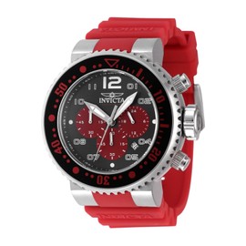 Invicta Pro Diver Men 52mm Stainless Steel + Aluminum Black + Red + Steel Black+Red dial VD53 Quartz