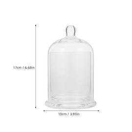 Decorative Glass Hurricane Candle Holder: Clear Candle Holders for Pillar Candles Boho Candle Holders for Table Centerpiece Candle Plate for Dining Room Decoration