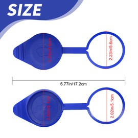 Hoypeyfiy CP9Z17A605A Windshield Wiper Fluid Cap, Replacement for Ford 1999 2000 2001 2002 2003 2004, Replacement for Fiesta, Replaces KT1Z17632A