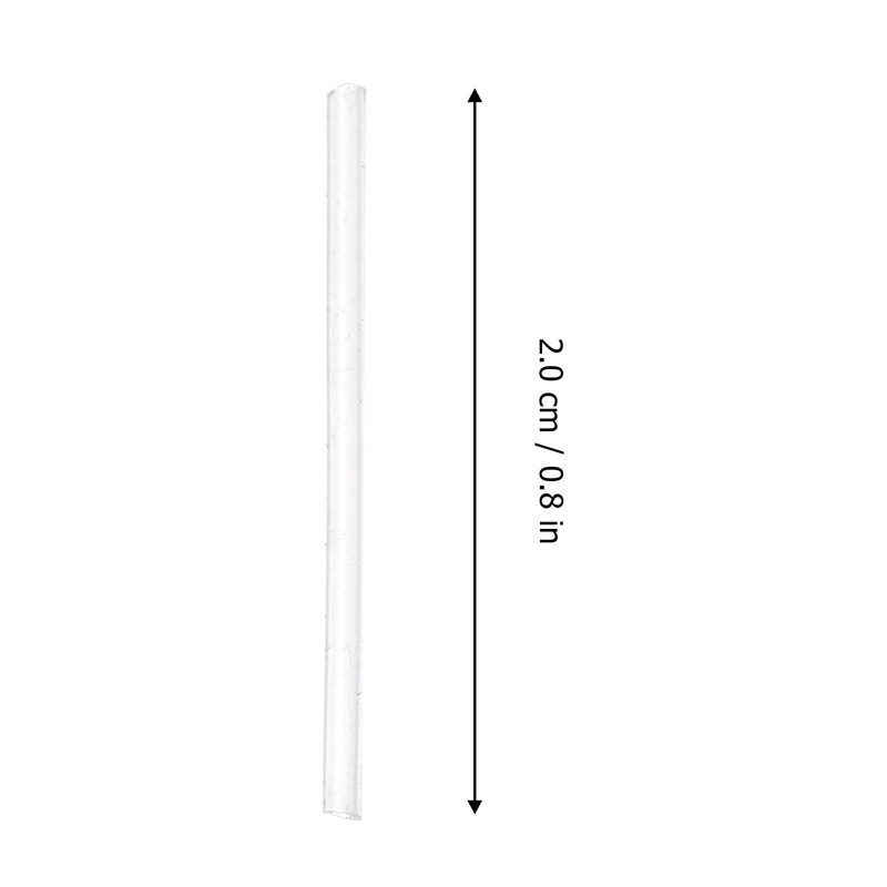 SOIMISS 50pcs Earring Post Sleeves Earring Sleeves for Sensitive Ears