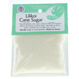 Salty Wahine Gourmet Hawaiian Sea Salts, Passionfruit Cane Sugar, 3.5 Oz Packet
