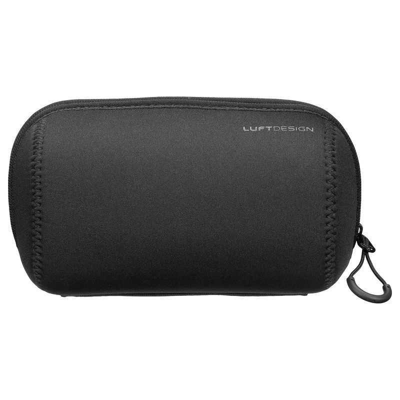 ハクバ HAKUBA レンズケース ルフトデザイン スリムフィット レンズポーチ 90-150 着脱式インナークッション ブラック KLP-LS9015BK