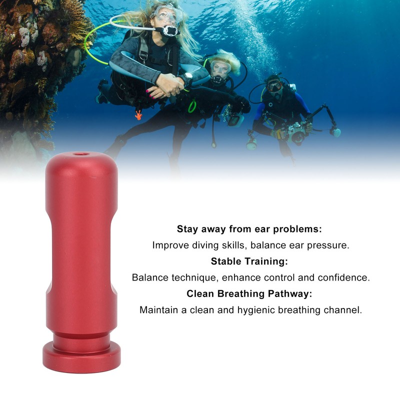 Ear Equalization Training Tool Ear Pressure Balance Aluminium Alloy Diving