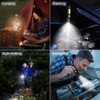 Vnina Rechargeable Tactical Flashlight, USB Magnetic Flashlights with COB Flash