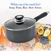 Alpine Cuisine Sauce Pan 2 Quart Nonstick Coating Soft Touch