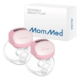 Mommed Extractor de leche manos libres S10Pro, extractor de leche portátil doble con 3 modos y 9 niveles, diseño a prueba de fugas, sacaleches