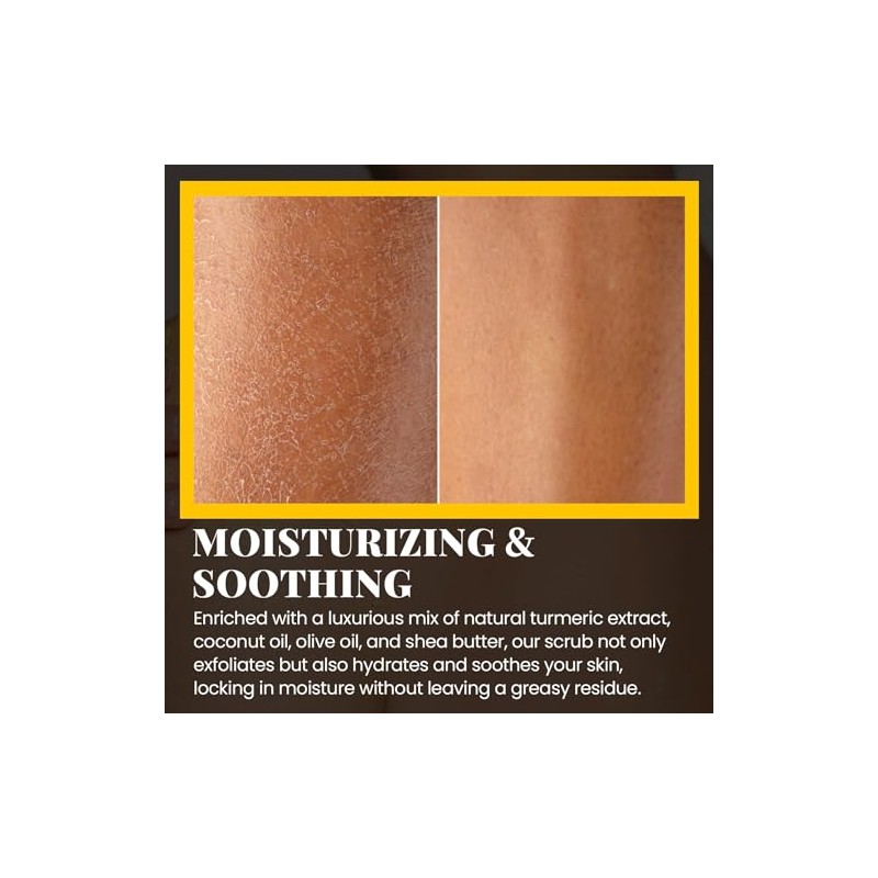 "Chillihaer "Exfoliante de cúrcuma CHILLIHAER para eliminar las axilas oscuras,
