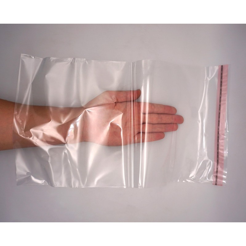 SKIR'CO 100 Clear Cellophane Bags 20x30cm Self Seal OPP Reusable