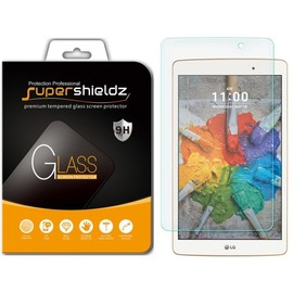 Supershieldz (2 Pack) Designed for LG G Pad X8.0 (G Pad X 8.0) and LG G Pad III 8.0 Screen Protector, (Tempered Glass) Anti Scratch, Bubble Free