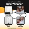 5 Pack Magnet Riser Compatible with Ring - DIY Magnet