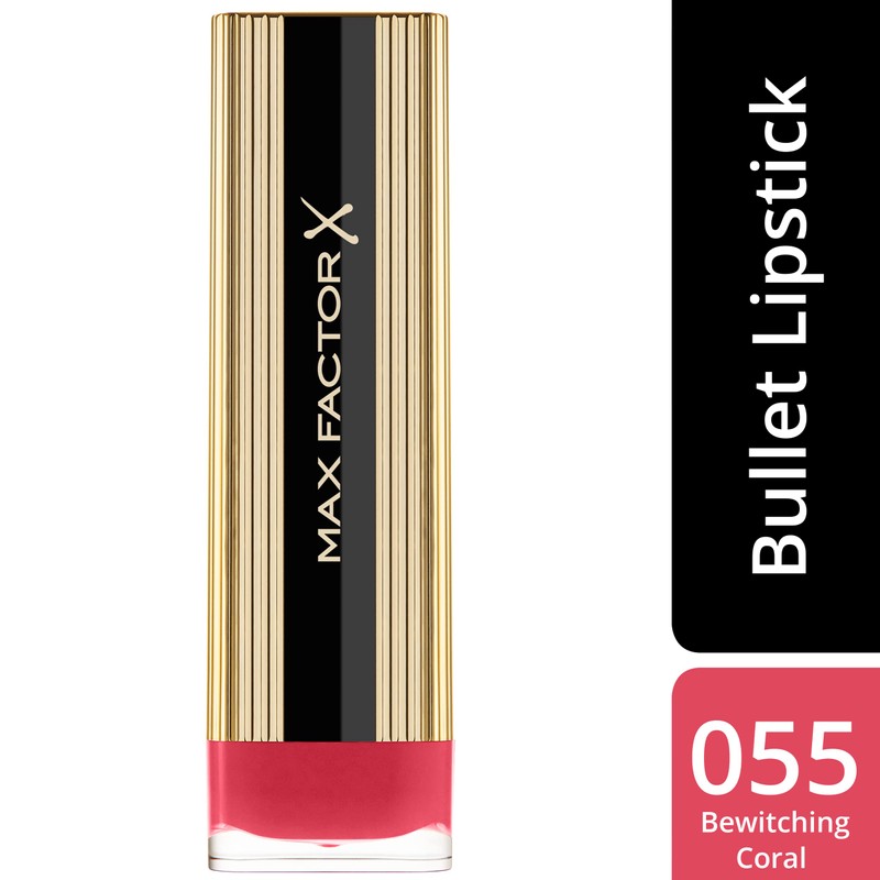 Max Factor Colour Elixir Lipstick Bewitching Coral 055, Pflegender Lippenstift,