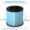 AIRTOK Air Purifier AP1001 Replacement Filter, 5-Layer Purification System, H13
