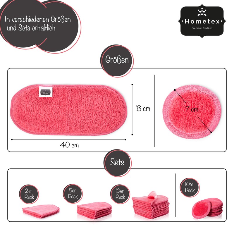 Set of 2 Make-Up Remover Cloths | Microfibre Face Cleansing