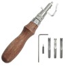 ciciment 7 in 1 Adjustable Leather Tools Sets,Stitching Groover and