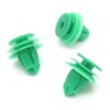 VVO Fasteners- Green Plastic Tailgate Lining Clips & Boot Lid