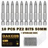 DAKCOS PZ2 Bit Long, Bits PZ2, Bit Assortment from S2
