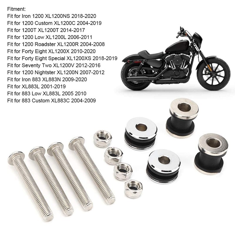 Quick Release Luggage Racks Sissy Bar Docking Hardware Kit Fits