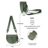 FEIBOON Spacious Nylon Crossbody Bag Bum Bag Handbags Wallets Purses