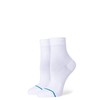 Stance Lowrider Quarter Socks (Small, White)