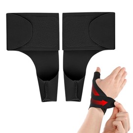 KEQAR 1 Paar elastische Daumenhandgelenkschützer, weiche Daumenhandschuhe aus Stoff für Frauen und Männer mit leichter Arthritis und Schmerzlinderung