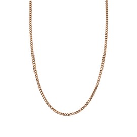 CRAFTD | Rose Gold Cuban Link Chain | Durable 18K Rose Gold & 316L Stainless Steel | Waterproof, Heat & Sweat Resistant | Gifts for Men | Men's Jewelry | Width 4MM | Length 23.5”