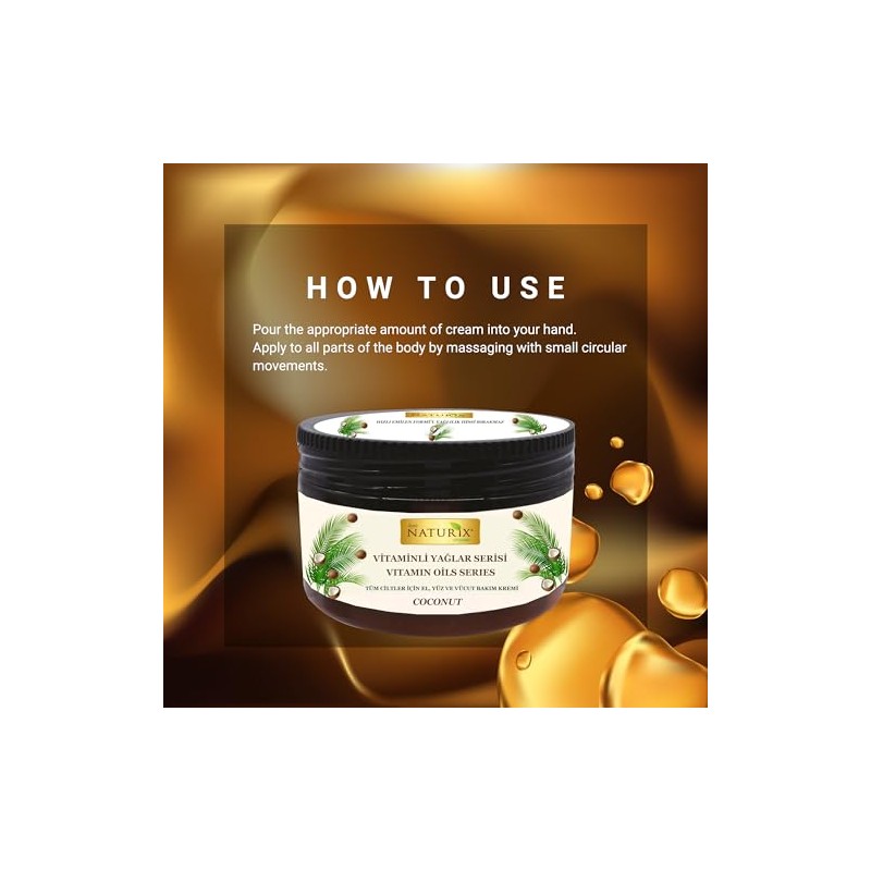 Crema De Manos, Rostro Y Cuerpo Con Aceite De Coco