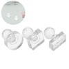 minkissy 3 Pcs Eyeshadow Powder Press, Eyeshadow Repair Tool Blush