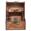 Brandsseller Set of 3 Chest Storage Boxes Decorative Wooden Crates