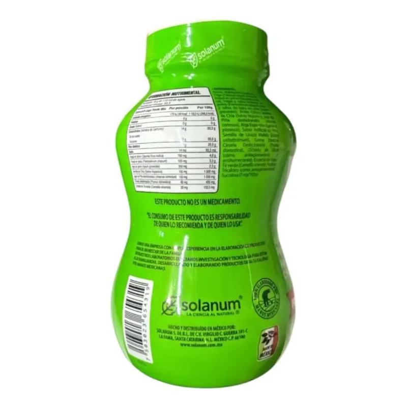 Jugo Verde Mix Fibra Para Mezclar En Polvo 500 Grs