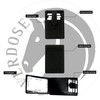 OVERDOSE Slim Fine PDM Leather Credit Card Business Card Holder