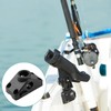 Maasechs 4 Pack Locking Side Deck Mounting Bracket Boat Fishing