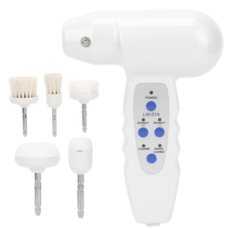 Electric Facial Cleansing Brush Plastic Rotary Exfoliating Brush Rechargeable Face