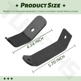 TURFZHS 585670802 585670801 (Right Hand) + 585668501 585668502 (Left Hand) Torque Strap Bracket Kit for Husqvarna Lawn Mower LTH1738 YT42CS YT42DXLS YT42LS TS238 TS242 TS243T TS243 TS246