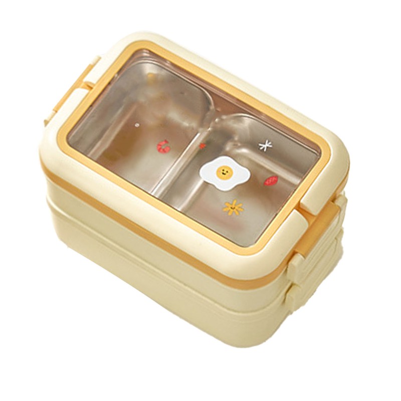 Stainless Steel Insulated Lunch Box Multiple Compartments Fashionable Safe Stainless