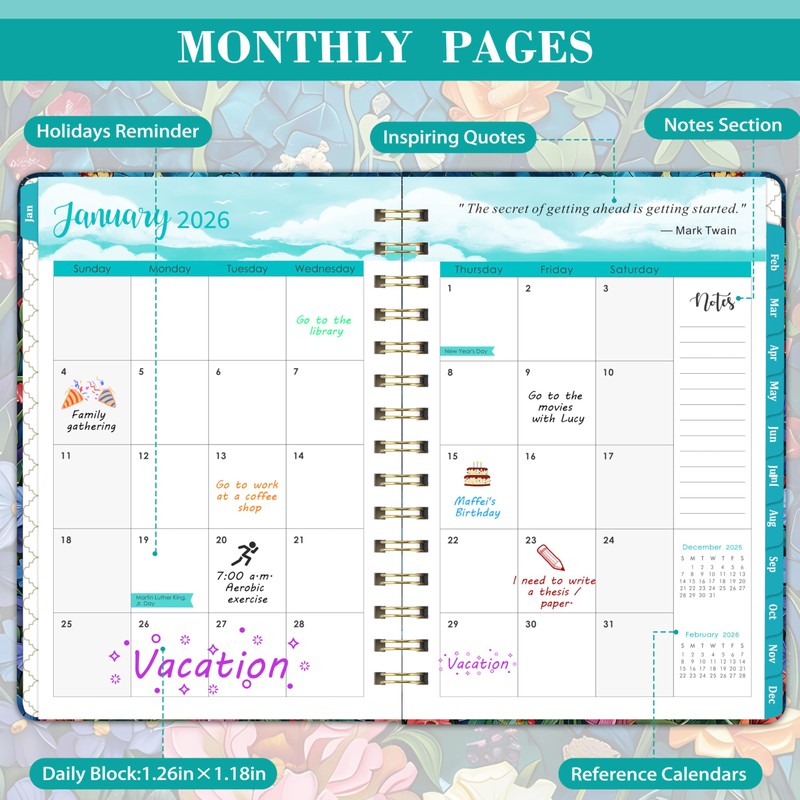 2026 Planner - JAN 2026 - DEC 2026, 2026 Planner