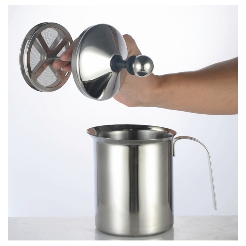 Milk Creamer Frother Handheld Double Mesh Milk Foam Maker Cappuccino