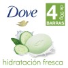 Jabón Dove Hidratación Fresca Pepino Verde