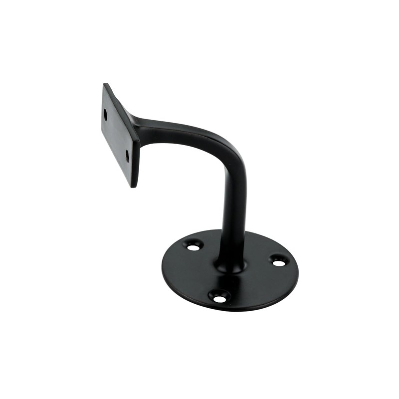 Infinity Decor Pack of 4 Traditional Handrail Brackets Matt Black